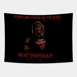 When Life Comes At You Fast... Stay Tranqulio Tapestry