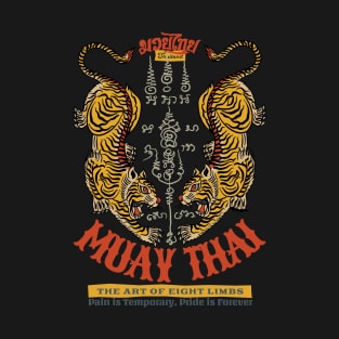 Classic Muay Thai Tiger Tattoo T-Shirt