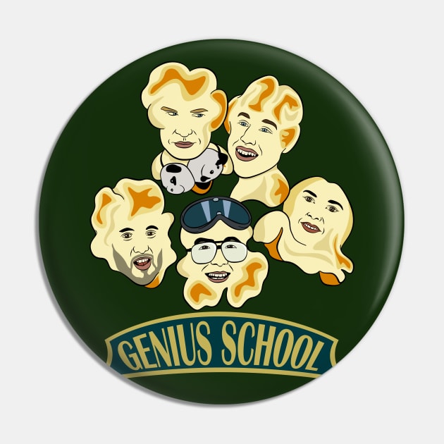 Genius popcorn Pin by PCMdesigner