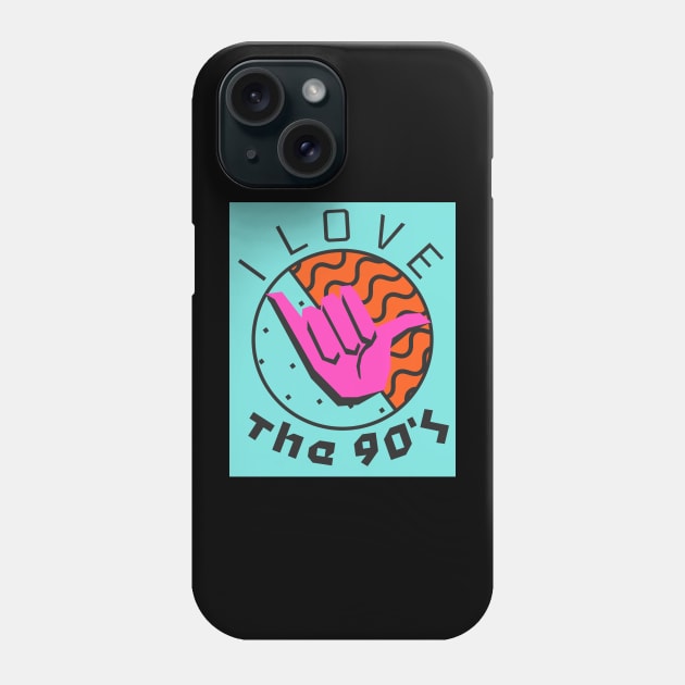 I LOVE THE 90s Phone Case by LHS75