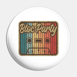 Bloc Party Vintage Cassette Pin