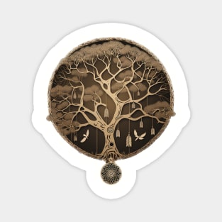 Dream Catcher Tree - Designs for a Green Future Magnet