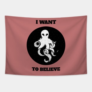 Aliens I want to Believe Science Fiction Tapestry