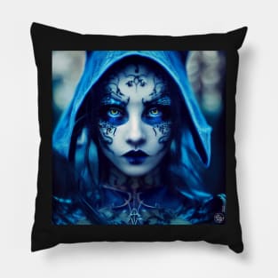 Leata - Sexy Gothic Elf Woman Pillow