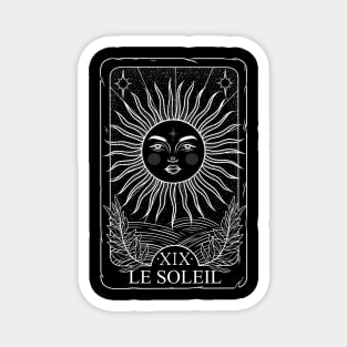 The sun tarot card Magnet