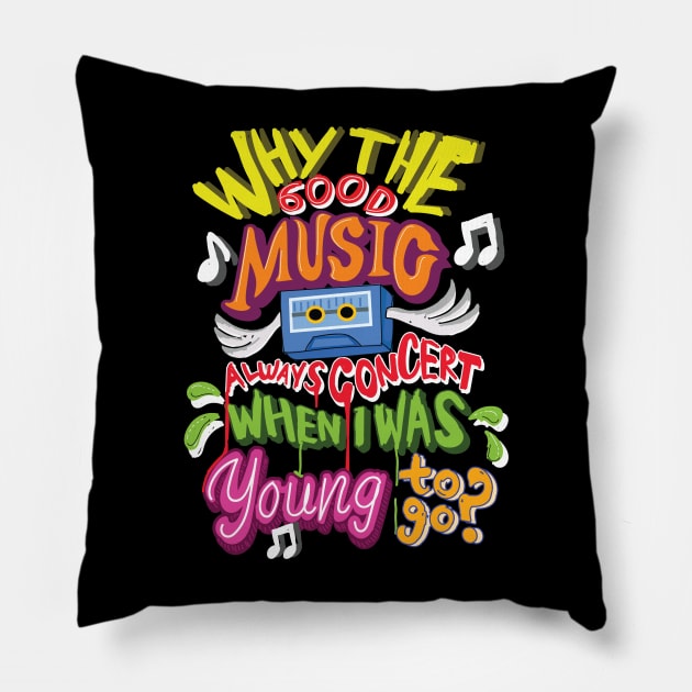 Good Musicter Pillow by diizywoster