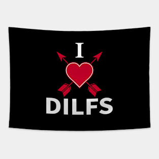 i love dilfs Tapestry