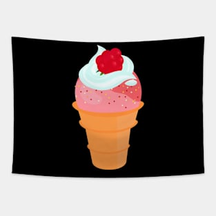 raspberry ice cream Tapestry