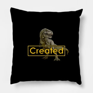 T-rex Dinosaur Created Pillow