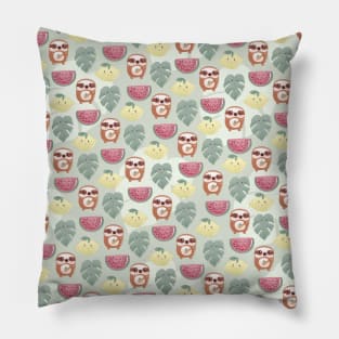 Sloth pattern Pillow