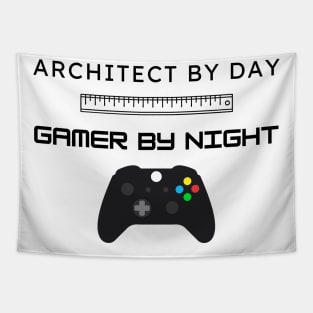 Architect By Day Gamer By Night Tapestry