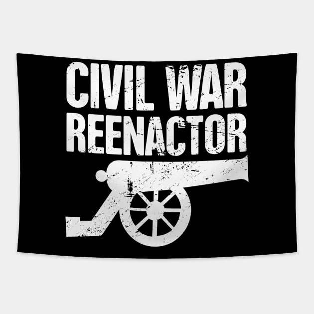 Historical American Civil War Reenactor Flintlock Tapestry by MeatMan