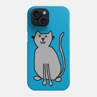 Cat Silver Phone Case