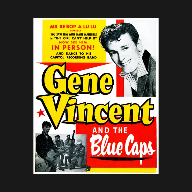Gene Vincent Concert Poster by Scum & Villainy