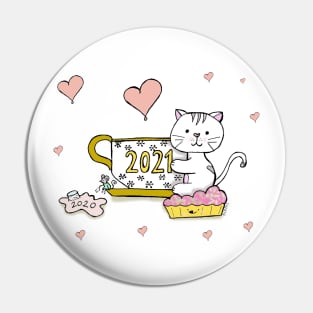 Welcome 2021. Goodbye 2020 Pin