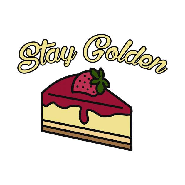 Golden Girls Inspired Stay Golden Cheesecake Dessert by charlescheshire