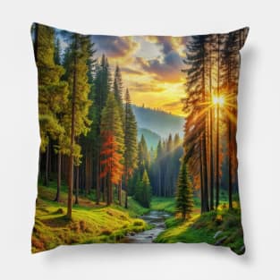 Go and Explore Nature Photography Pillow