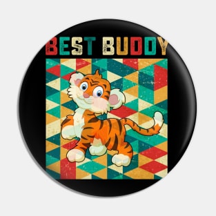 Best Buddy Tiger Pin