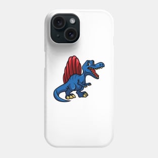 Cute Spinosaurus Happy Dinosaur Phone Case