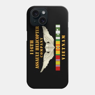 POCKET - 116th Assault Helicopter Co w  Aviator Badge w VN SVC x 300 Phone Case