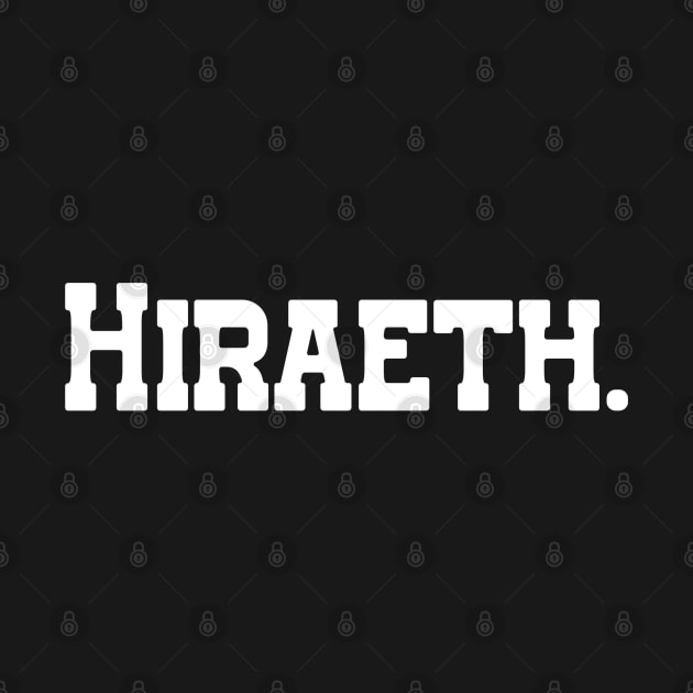 Hiraeth - Single Word Text by DanDesigns