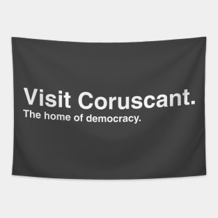 Star Wars Visit Coruscant Tapestry