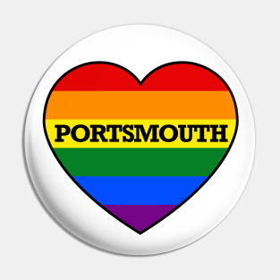 I LOVE PORTSMOUTH GAY PRIDE Pin