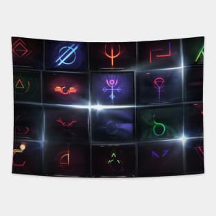 Neon Project Blackwing Tapestry