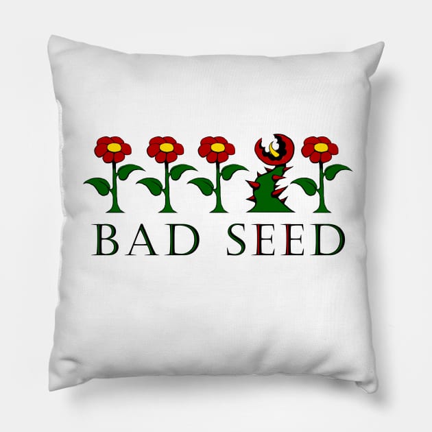 BAD SEED Pillow by Art_of_Kolo