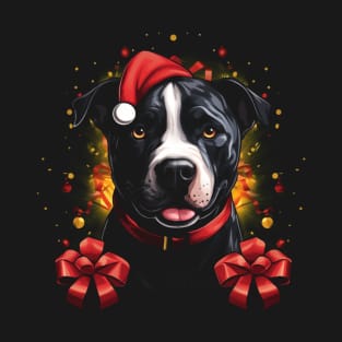 Christmas Pitbull T-Shirt
