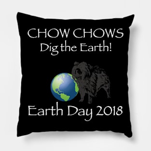 Chow Earth Day Awareness 2018 T-Shirt Pillow