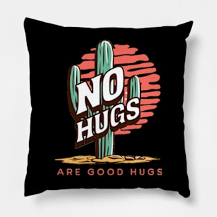 NO HUGS CACTUS Pillow