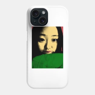 BEAUTIFUL FUNNY ASIAN GIRL POP ART COLOR Phone Case