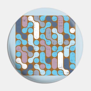 Unique Retro Pattern Pin