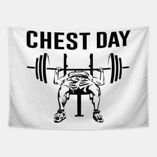 Chest day workout Tapestry