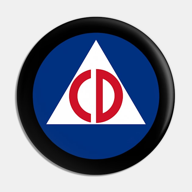 Civil Defense Pin by The Sarah Gibs