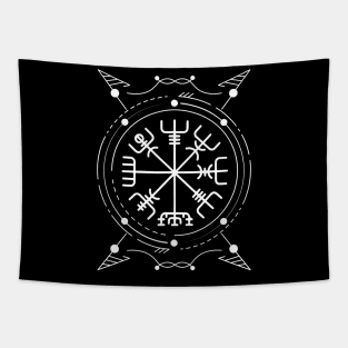 Vegvisir - The Viking Compass | Norse Pagan Symbol Tapestry