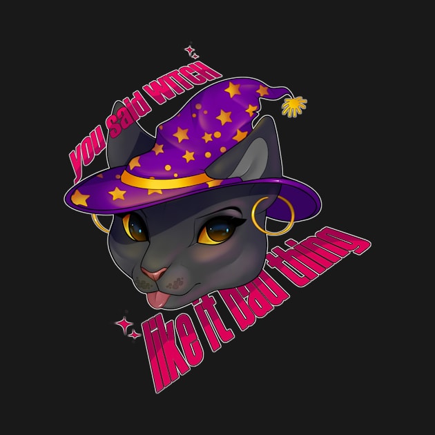 witch cat by IRUBI