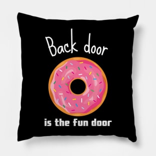 Funny donut Pillow