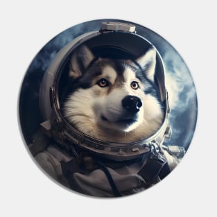 Astro Dog - Alaskan Malamute Pin