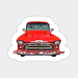 1957 Chevrolet 3124 Cameo Carrier Pickup Truck Magnet