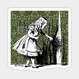 Alice in Wonderland x William Morris Magnet
