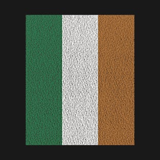 Textured Irish Flag T-Shirt