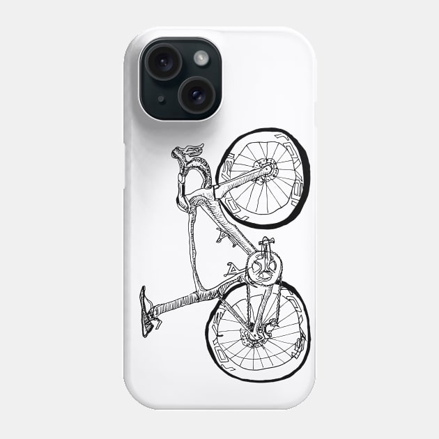 S-Works Bicycle Drawing Phone Case by eVrydayART