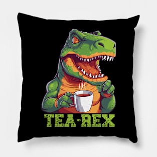 Tea-Rex Pillow