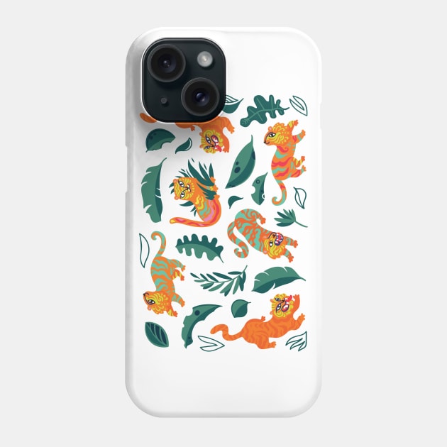 Chinese tigers Phone Case by PenguinHouse