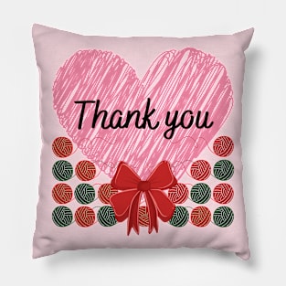 Thank you and Christmas Pillow