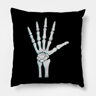 Skeleton Hand Pillow