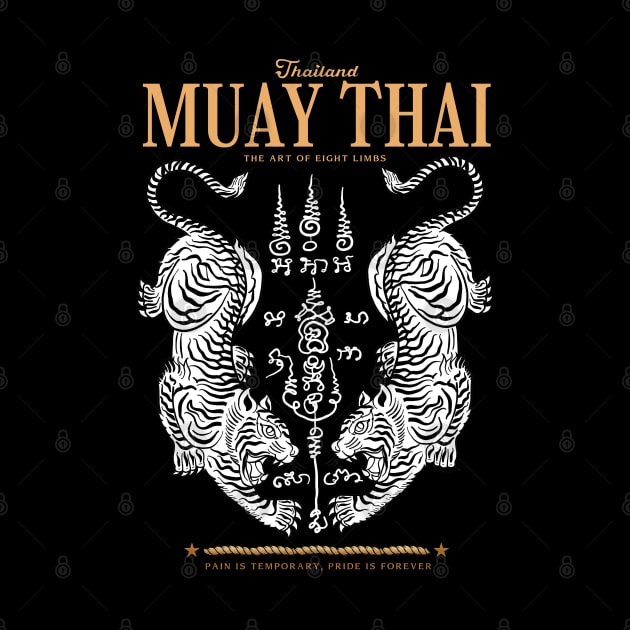 Classic Muay Thai Twin Tiger by KewaleeTee