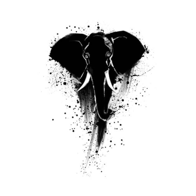 Elephant by Black0White